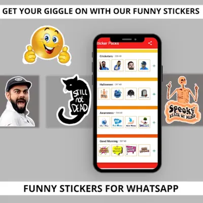 Funny WASticker Sticker Pack android App screenshot 6